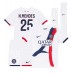 Maillot de foot Paris Saint-Germain Nuno Mendes #25 Extérieur vêtements enfant 2024-25 Manches Courtes (+ pantalon court)